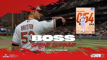 1st New BOSS Revelaed For MLB The Show 22 Spring Cleanup Program!