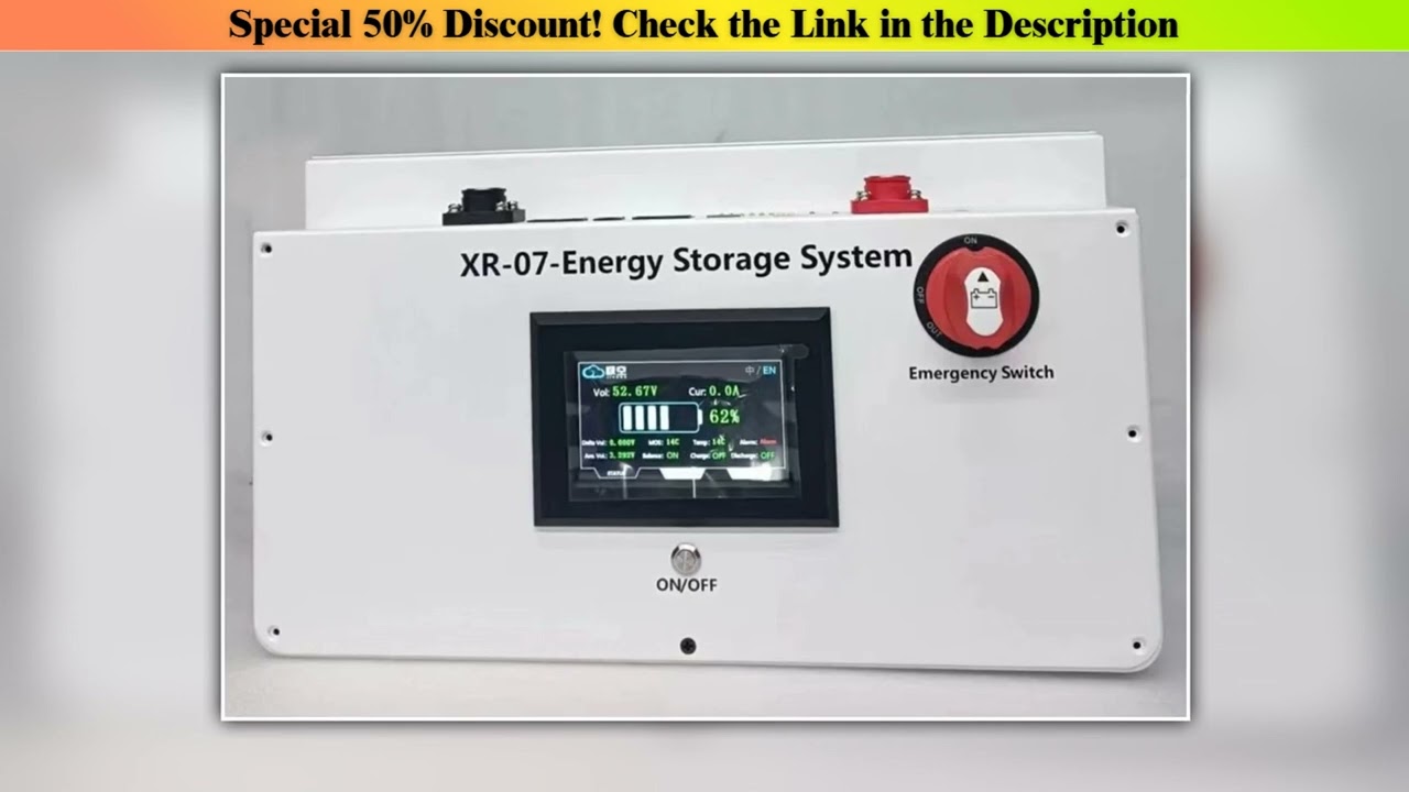 Review XR0748V280AH Power Box LiFePO4 Battery Case Solar Home Energy Storage 16S 512v DIY Kit For