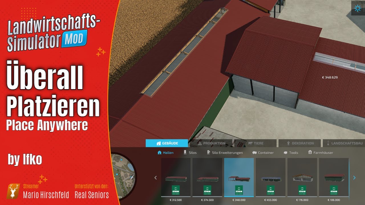 LS22 Mod / Überall Platzieren - Place Anywhere / LS22 Modvorstellung
