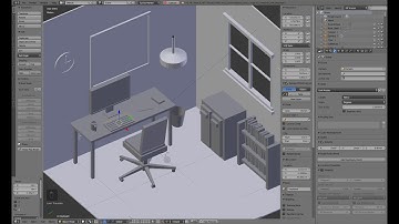 Blender 2.79 Tutorial 5/8: Creating a Low Poly Room