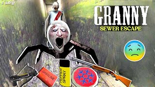 Granny Sewer Escape Full Gameplay | Angelene Spider - Granny New Update | Lovely Gaming