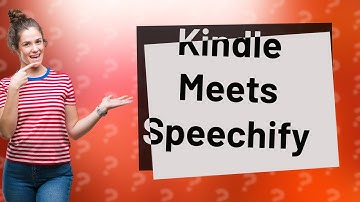 Kan ik Speechify gebruiken met Kindle?