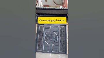 cửa sắt trượt quay 4 cánh cnc #cuasattruotaquay4canhcnc #cuasattruotquay