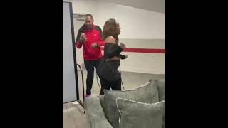 Sunshine Anderson sings backstage at Katt Williams Comedy Tour in Charlotte NC