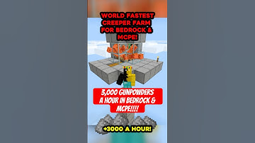 This Creeper Farm is ILLEGAL in Bedrock… But It Works! BY @TheySixYT