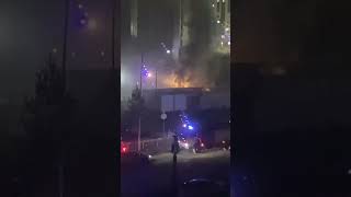 Пожар в Астане: света лишился ряд столичных ЖК