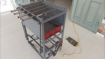 review Bếp nướng thịt mini đa năng có tính năng nâng hạ than tự động |khapm