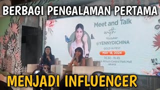 MEET AND TALK WITH YOUTUBER YENNY DI CHINA @YENNYDICHINA