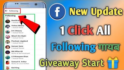 How To Unfollow All Facebook Following in One Click 2021 || Aek Sath Unfollow Karen New Update 2021