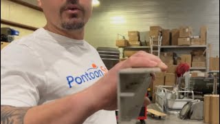 PONTOON DECK TRIM - Installing F-Channel Deck Trim (AKA Rub Rails)