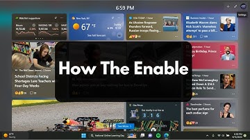 How to Enable New Fullscreen Widgets in Windows 11 25201