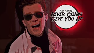 Never Gonna Give You Up Opening ( Rickroll demon slayer op )( memes ) Resimi