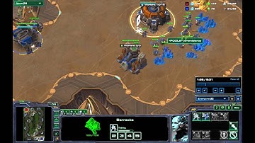 SC2 LOTV Terran tutorial  Proxy Factory build Contre Protoss