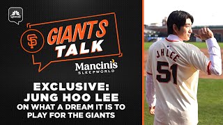 EXCLUSIVE: Jung Hoo Lee discusses what a dream it is to play for the Giants | Giants Talk