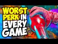 WORST PERKS, EVERY COD ZOMBIES GAME.