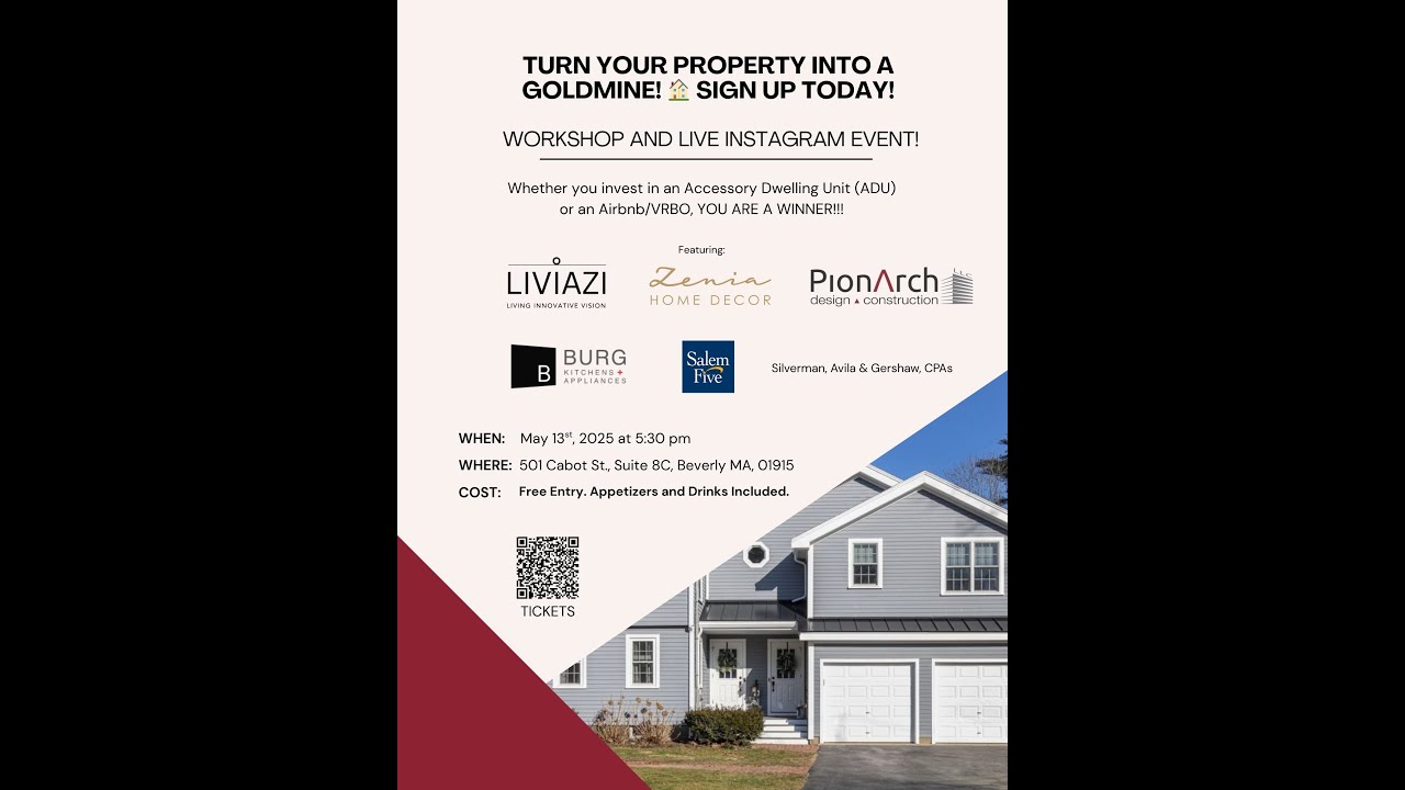 Turn Your Property Into A Goldmine! - Workshop