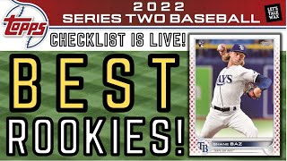 Best Rookie Cards on the 2022 Topps Series 2 Checklist Top RC s MLB Rookies Prospects