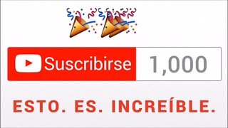 ESPECIAL 1000 SUSCRIPTORES!!!!!