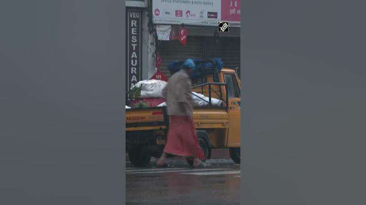 Kerala: Rain lashes parts of Thiruvananthapuram