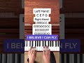 I Believe I Can Fly (Easy Piano Tutorial With Letter Notes) #Shorts