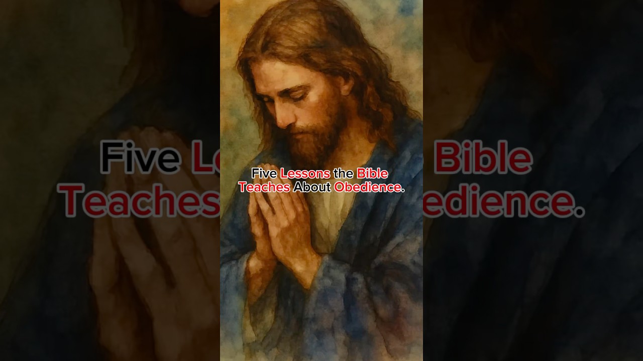 Five lessons the Bible teaches about obedience. 