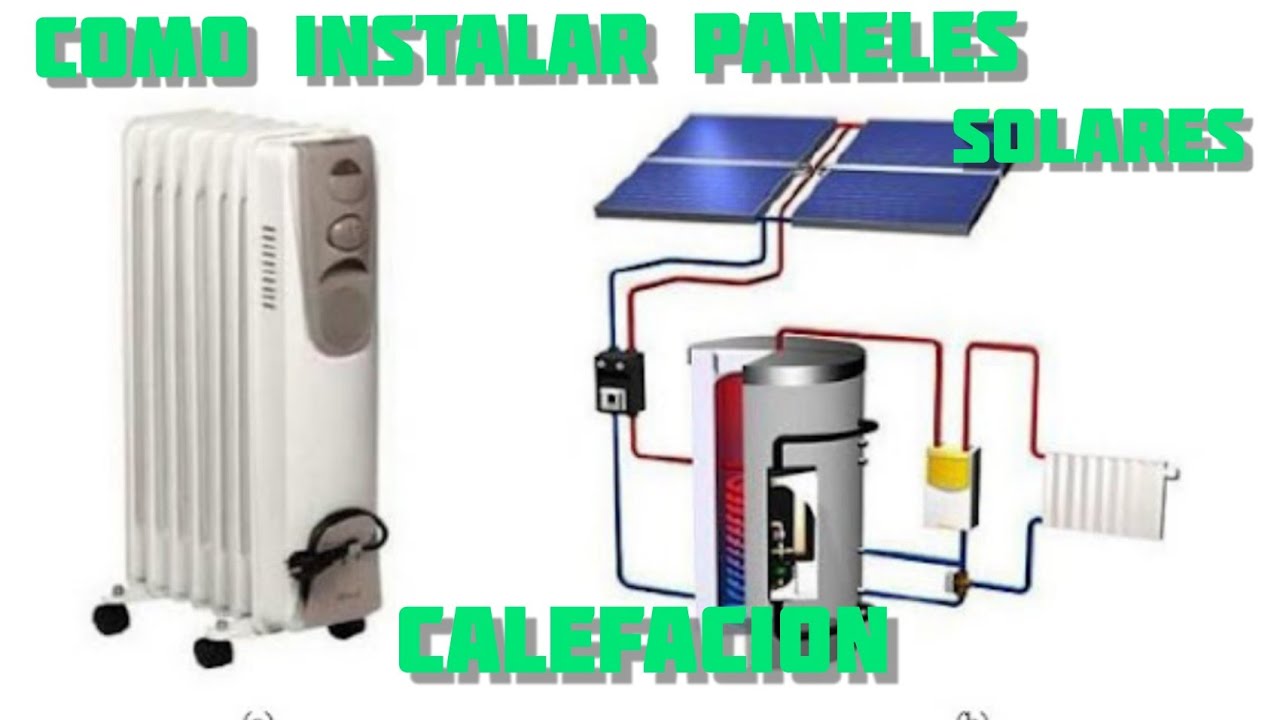 como instalar para una calefacion - YouTube