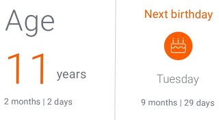 Easy Age calculator | Age calculation on mobile phone | Actual age calculator app. #AgeCalculator screenshot 1