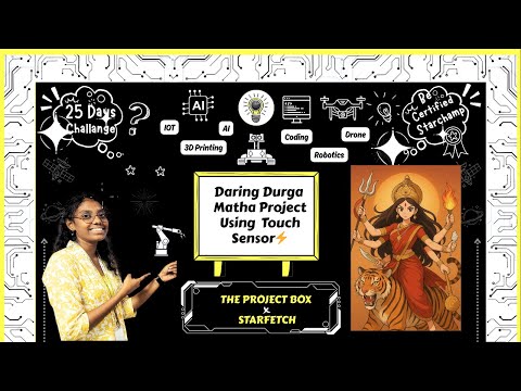 “When Technology Meets Tradition | Daring Durga Sensor Project” #telugu #projectbox #arduino #tech