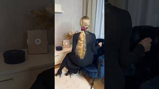 EASY & STYLISH PONYTAIL | Chic Party Outfit | Hair UPDOS Fashion hairstyle fashion outfit dress