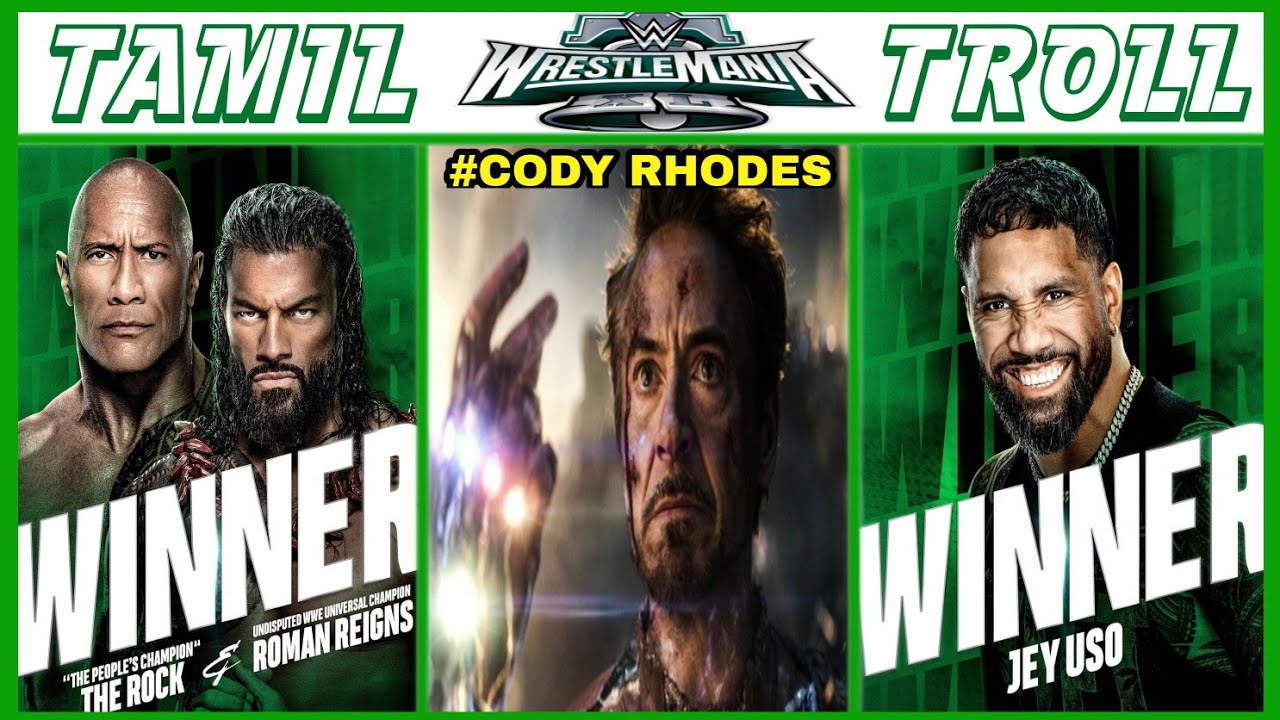 WWE WRESTLEMANIA 40 DAY-1 TAMIL TROLL