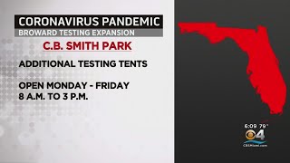 Broward County Expanding Several Testing Sites, Adding A New One