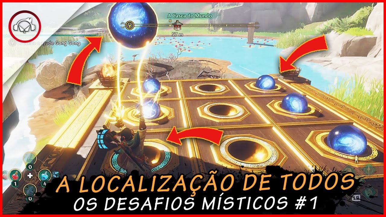 Miniatura do vídeo Immortals Fenyx Rising Myths of the eastern realm, A localização de todos os desafios místicos #1