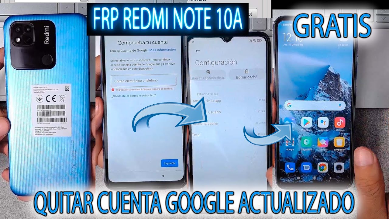 Redmi Note 10 Google Account