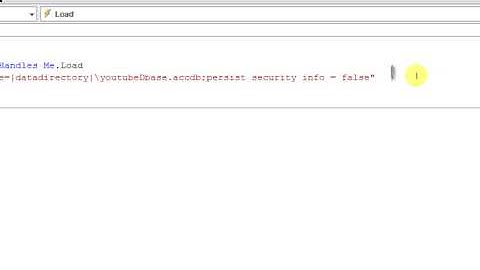 vb net connect to ms access 2007 - 2010