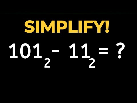 How To Subtract Binary Number System | Number System