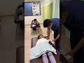 ７歳に肩のストレッチしてみた