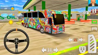 Coach Bus simulator city bus City coach Bus simulator games #Bus #publictransport #gameplay screenshot 3