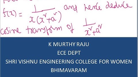 FOURIER SINE TRANSFORM MATHEMATICS-II