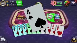 كيف تفوز بمبلغ 100,000 في لعبة GinRummyPlus screenshot 3