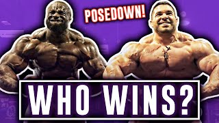 HD Footage 🎥 Derek Lunsford VS Samson Dauda: Epic Mr Olympia Posedown! WHO WINS? | 19 Weeks Out