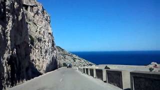 Driving in Mallorca Island, Spain
