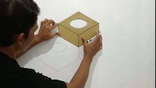 Good 3D wall painting || 3D wall decoration || cat dinding 3D