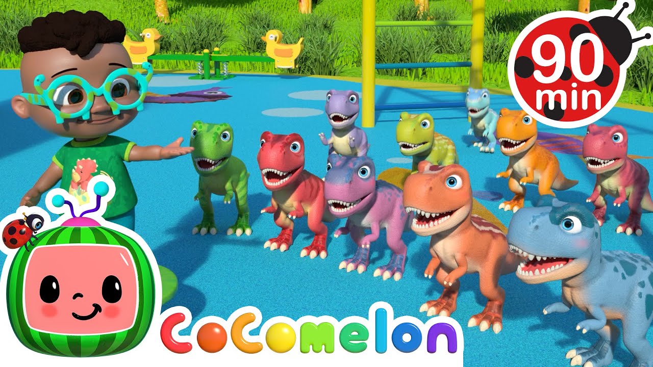 Counting 10 Little Dinos🦖🦖🦖 | CoComelon - It's Cody Time | CoComelon ...
