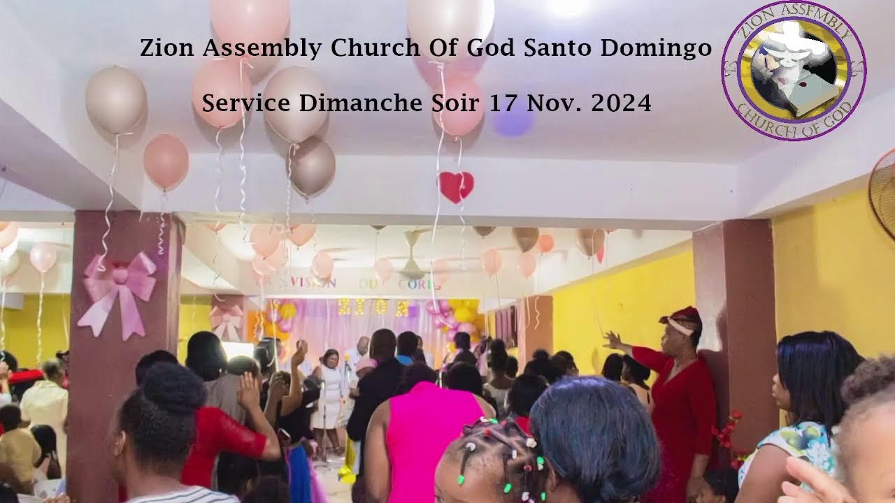 ZACG Rep. Dom,  Culte Dimanche Soir 17 Nov 2024