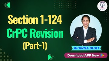Section 1-124 l CrPC Revision l Part-1 l Karnataka Judiciary Exam l