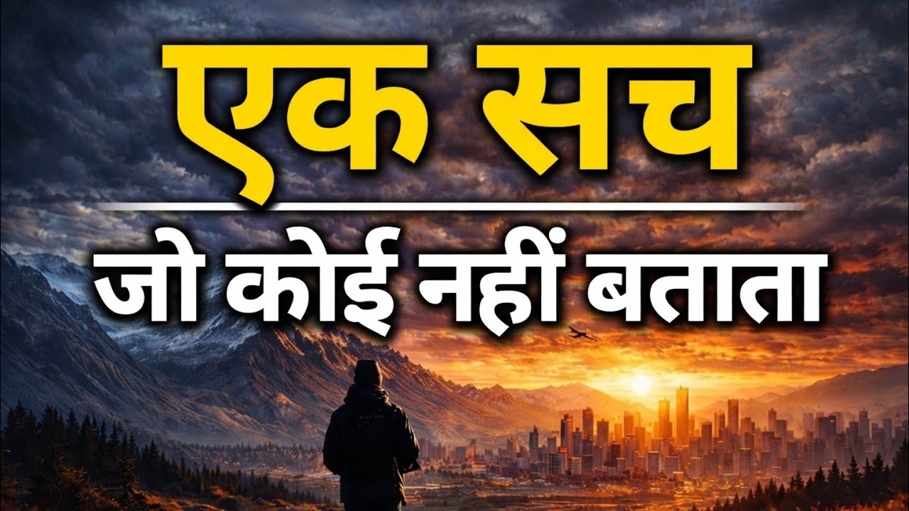 जिस दिन ये सच समझ जाओगे, आप बदल जाओगे | Dark Reality Motivation
