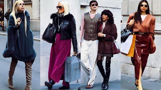 Milan November Hottest Fashion 2025 Italian Fall Trendy Street Style Looks