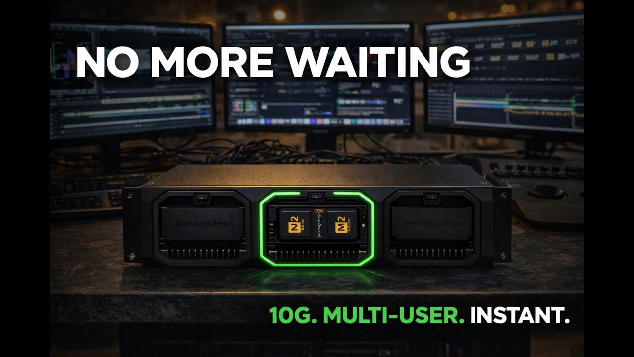 Blackmagic Design Media Dock Review | Fast Multi-User Offload