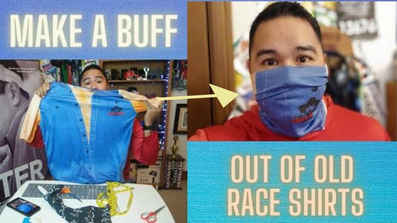 EASY DIY Buff from Old Running Shirts