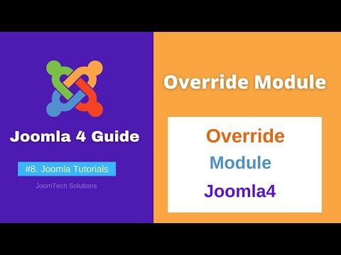 #8 | Override Module in Joomla4 | | Joomla4 Tutorials for beginners full